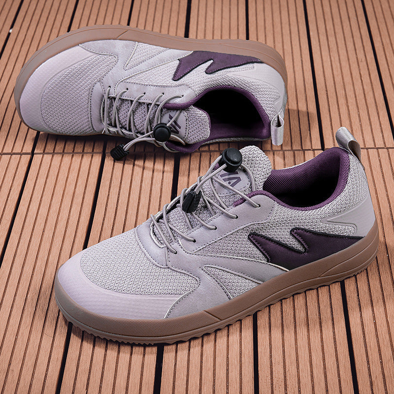 Damen Sportliche Schnürschuhe mit innovativem Schnellschnürsystem und rutschfester Sohle