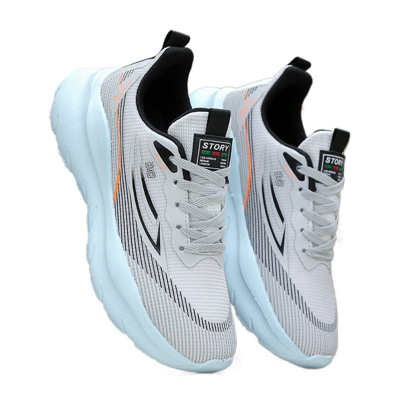 Damen Lauf-Sneaker mit atmungsaktiver Oberflächenstruktur und dämpfender Sohle R&B