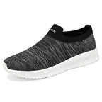 Damen Komfortable Sneaker mit elastischem Strickoberteil und rutschfester Sohle R&B