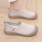 Damen Bequeme Slip-On Freizeitschuhe mit elastischem Bündchen R&B