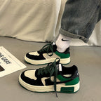 Damen Sneakers im urbanen Retro-Stil mit dicker Sohle