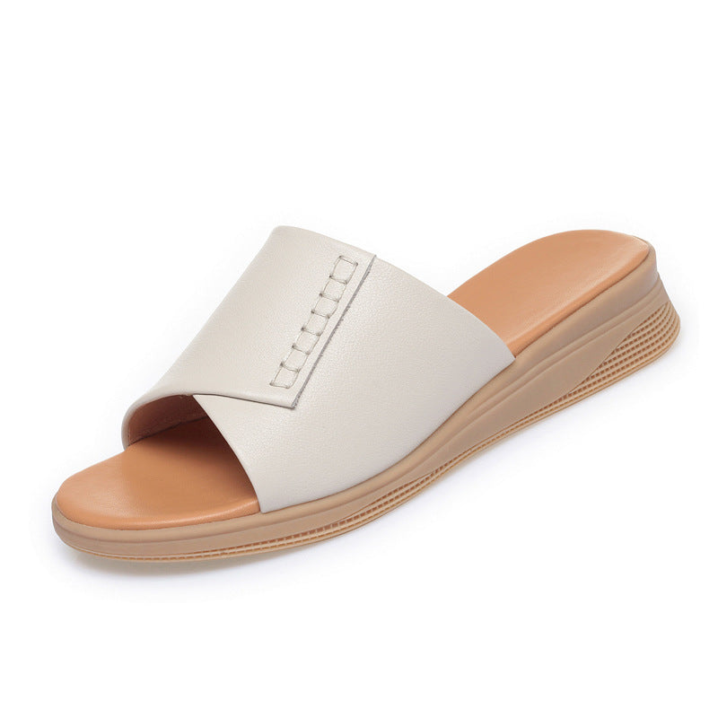 Damen Komfortable Wedgesandaletten mit elegantem Riemen und rutschfester Sohle R&B