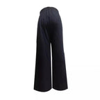 Damen Weite Sommertuchhose mit elastischem Bund und Bindegürtel R&B