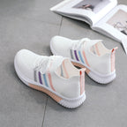 Damen Leichte Freizeit-Sneaker mit atmungsaktiver Mesh-Oberfläche und flexibler Laufsohle R&B