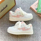 Damen Sportliche Sneaker mit kariertem Design und bequemer Dämpfung R&B