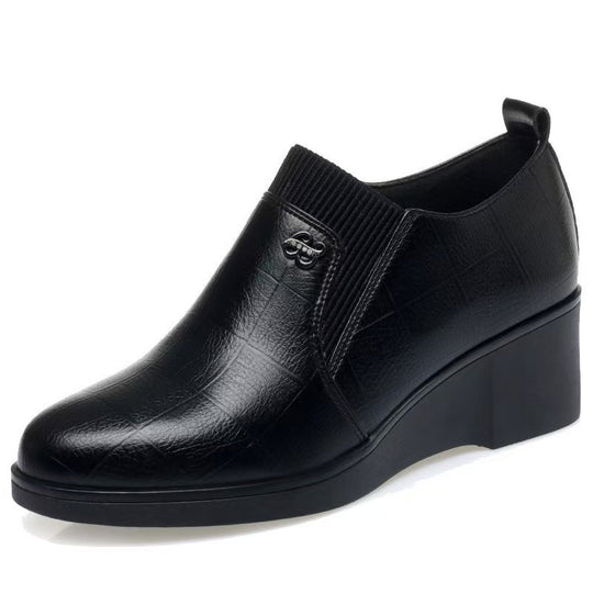 Damen Komfortable Wedge-Stiefeletten mit elegantem Design und elastischen Einsätzen R&B