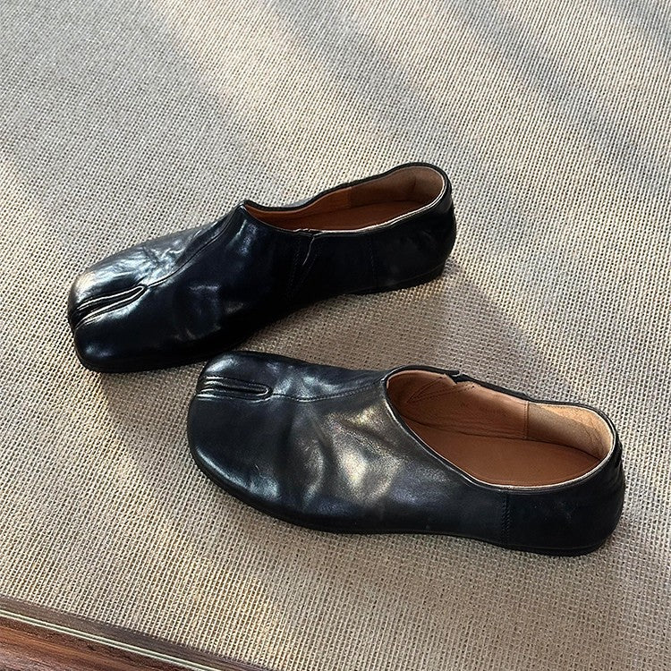 Damen elegante Mokassins mit zusätzlicher Zehenfreigabe R&B