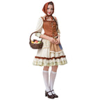 Damen historisches Trachtenkleid mit detailverliR&Bt gestaltetem Oberteil und voluminösem Rock R&B