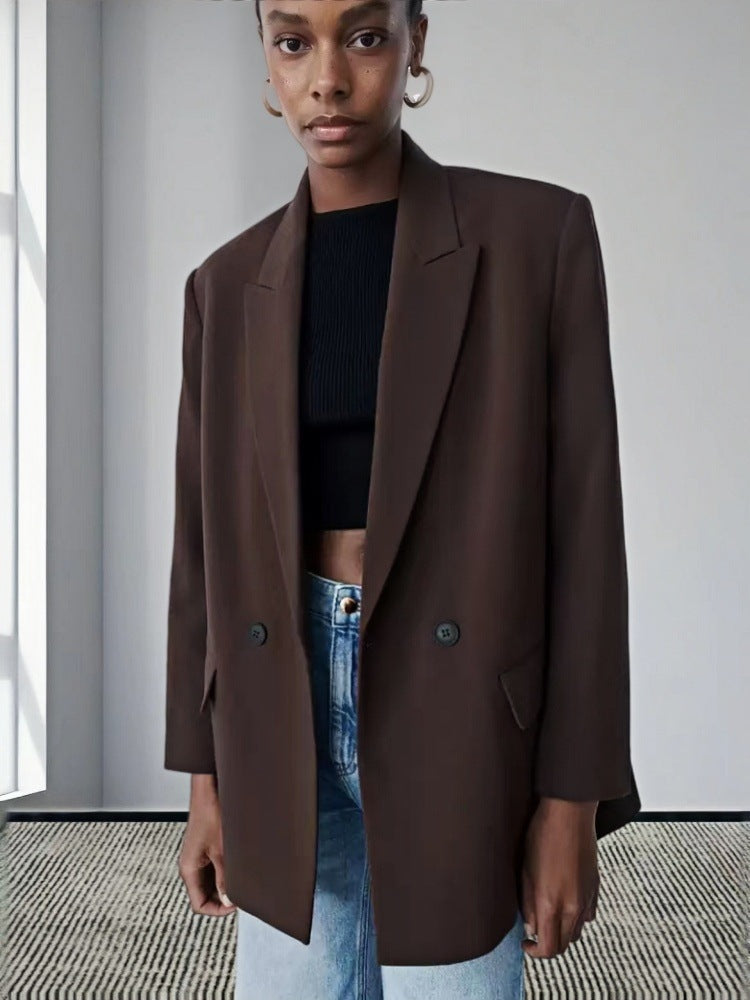 Damen Modischer und eleganter Oversized Blazer R&B