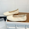 Damen Ballerinas aus feinem Leder mit elastischem Riemen R&B