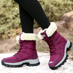 Damen Gefütterte Winterboots mit rutschfester Sohle und isolierendem Futter R&B