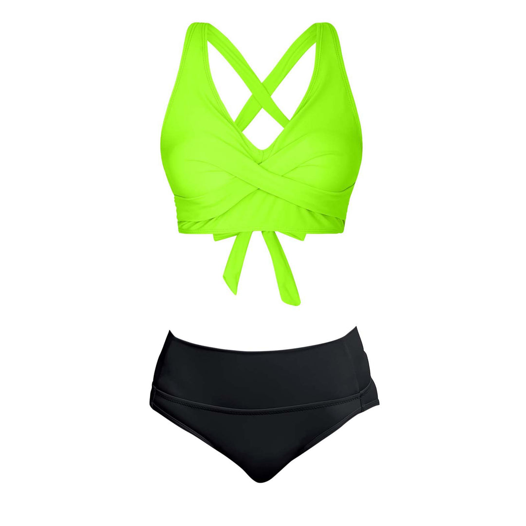 Damen Zweiteiliger Badeanzug mit floralem Design R&B