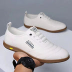 Herren Bequeme Leder Sneakers mit rutschfester Sohle R&B