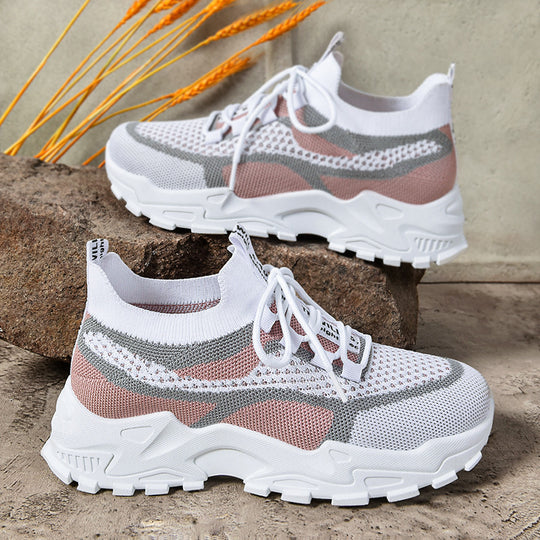 Damen Sportliche High-Performance Sneakers mit atmungsaktivem Mesh-Obermaterial und flexiblem Sohlen-Design R&B