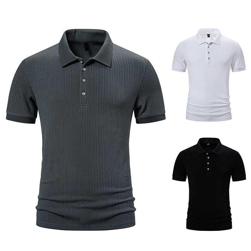 Herren hochwertiges Poloshirt mit moderner Struktur R&B