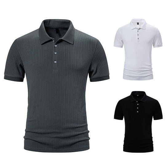 Herren hochwertiges Poloshirt mit moderner Struktur R&B