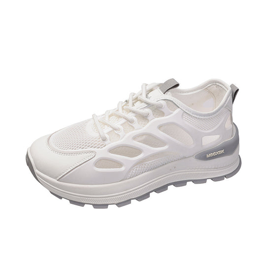 Damen Sportliche Laufschuhe mit atmungsaktiver Mesh-Konstruktion und dämpfender Sohle R&B