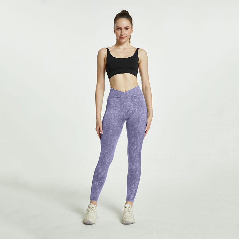 Damen Hochgeschnittene Sportleggings R&B