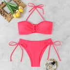 Damen Bandeau-Bikini-Set mit verstellbaren Trägern R&B