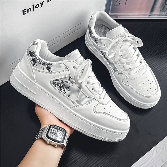 Damen Bequeme Freizeit Sneaker mit einzigartigem Druck R&B