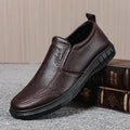Herren bequeme Slip-On Freizeitschuhe mit komfortabler Sohle R&B