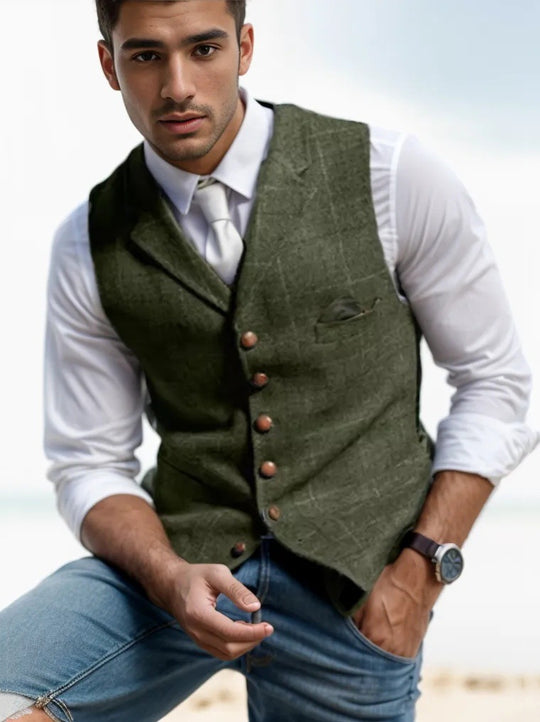 Herren elegante Weste im modernen Stil R&B