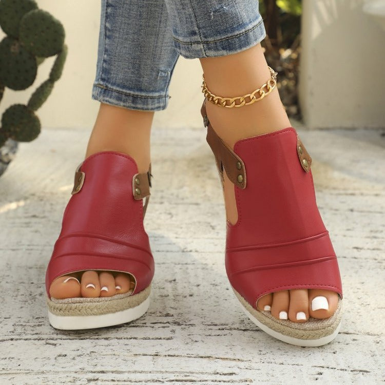 Damen Plateau Sandalen R&B