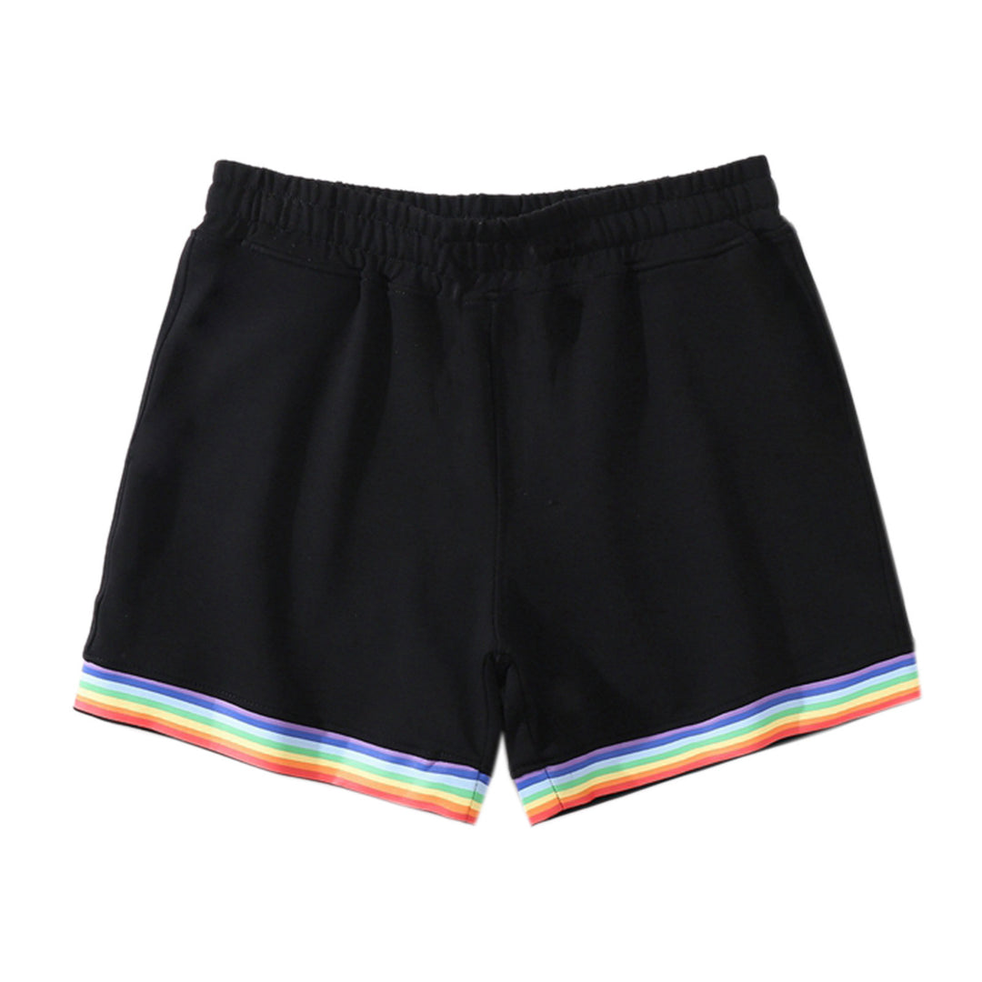 Damen Sportliche Freizeithosen mit buntem Streifen-Design R&B