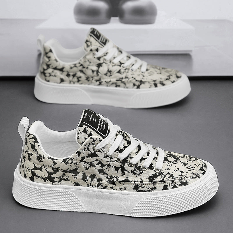 Damen Sneakers mit floralem Muster und rutschfester Sohle R&B