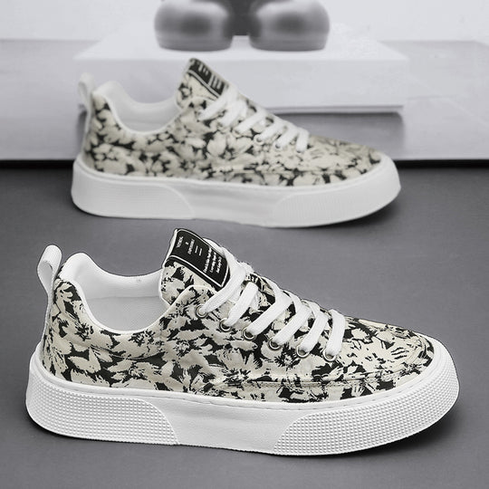 Damen Sneakers mit floralem Muster und rutschfester Sohle R&B