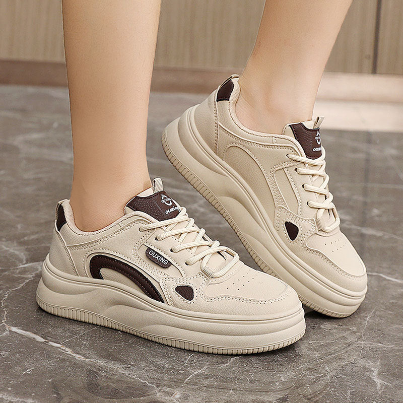 Damen Sportliche Sneakers mit gepolsterter Innensohle und rutschfester Laufsohle R&B