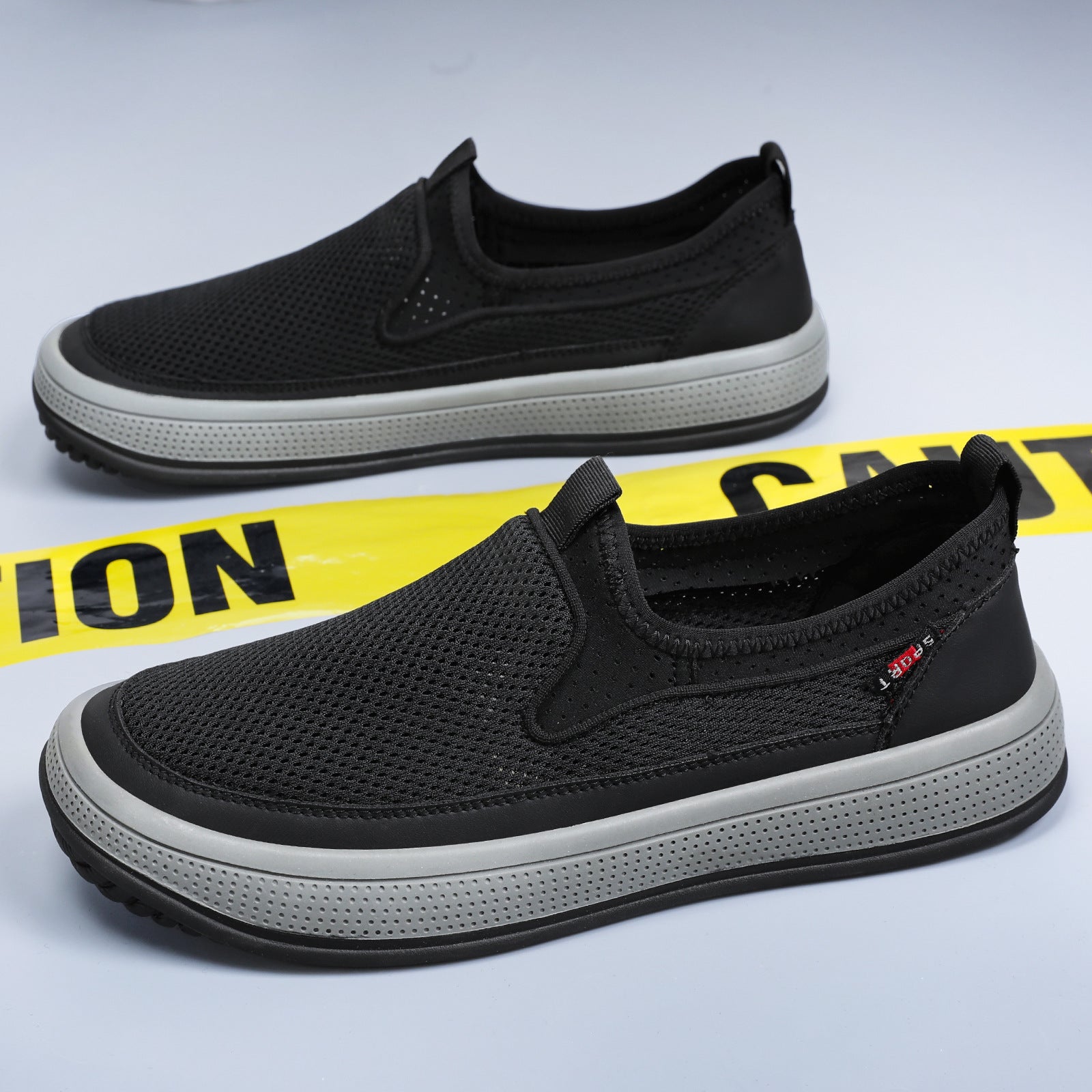 Damen Atmungsaktive Slip-On Sportschuhe mit gepolsterter Sohle R&B