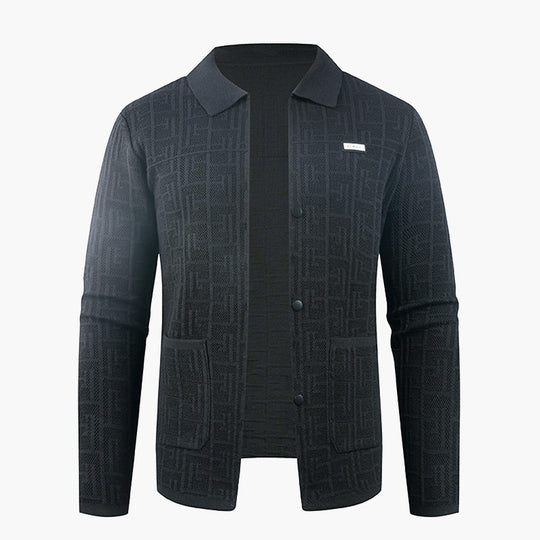 Herren modische Strickjacke mit einzigartigem Muster R&B