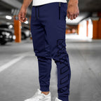 Herren Sportliche Jogginghose mit modernem Design und Seitentaschen R&B
