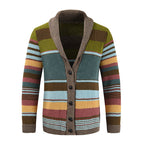 Damen Strickjacke mit buntem Muster R&B