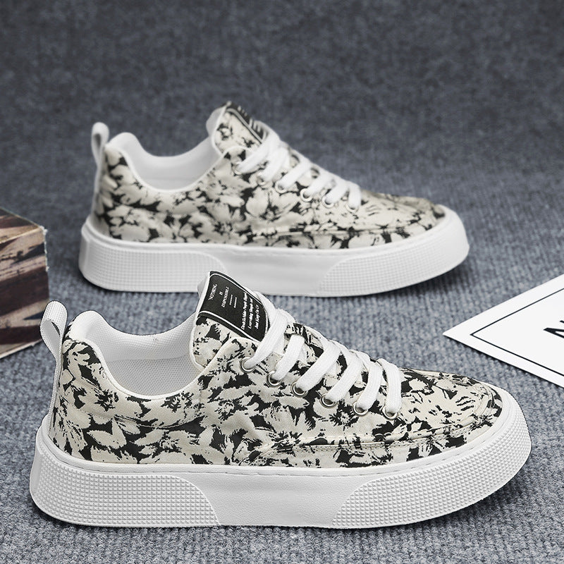 Damen Sneaker mit floralem Muster und rutschfester Sohle R&B