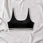Damen Sportliches Bikini-Set mit elastischen Trägern und Kontrastbündchen R&B