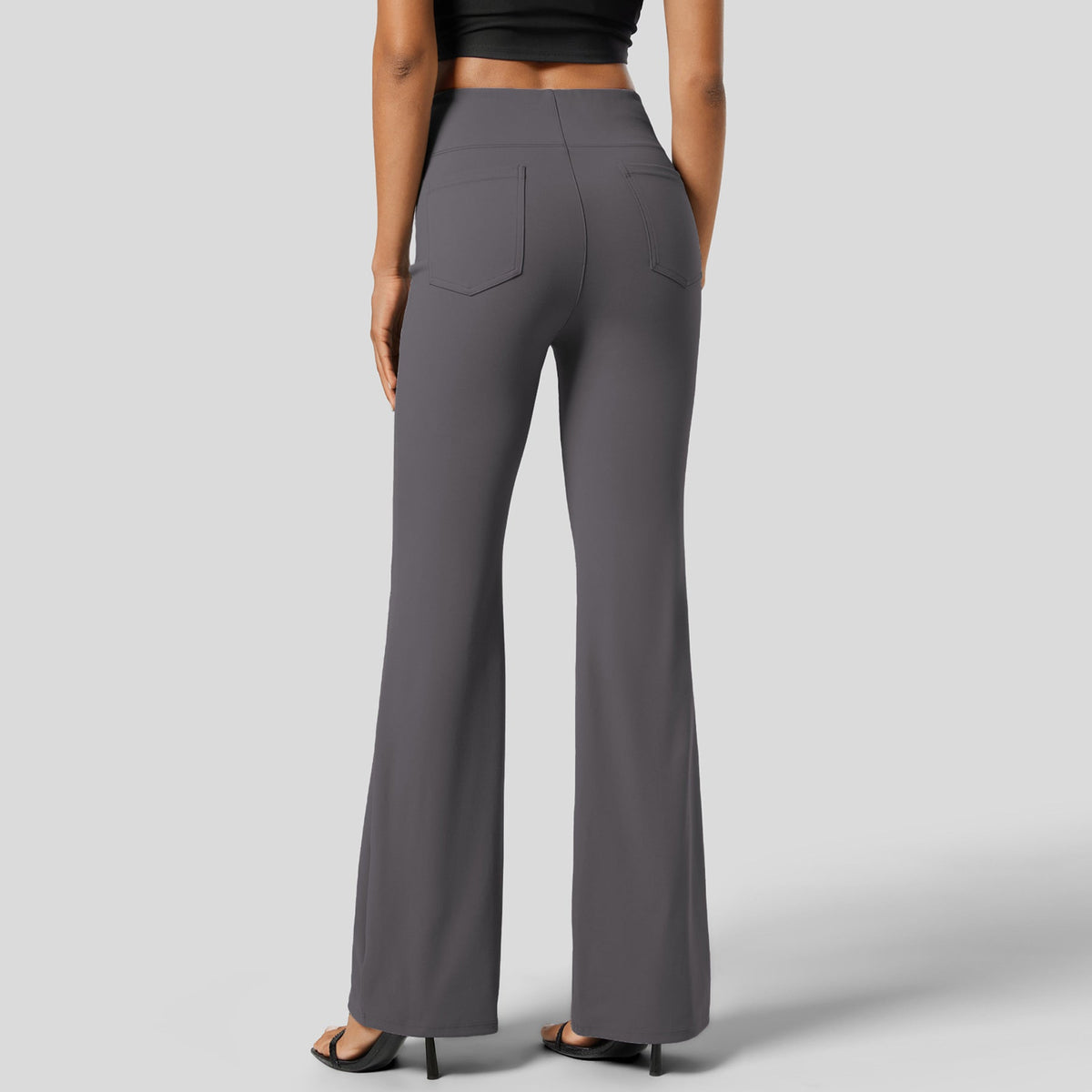 Damen Elegante und bequeme hoch geschnittene Hose