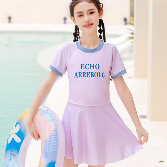 Mädchen sportliches Schwimmdress R&B