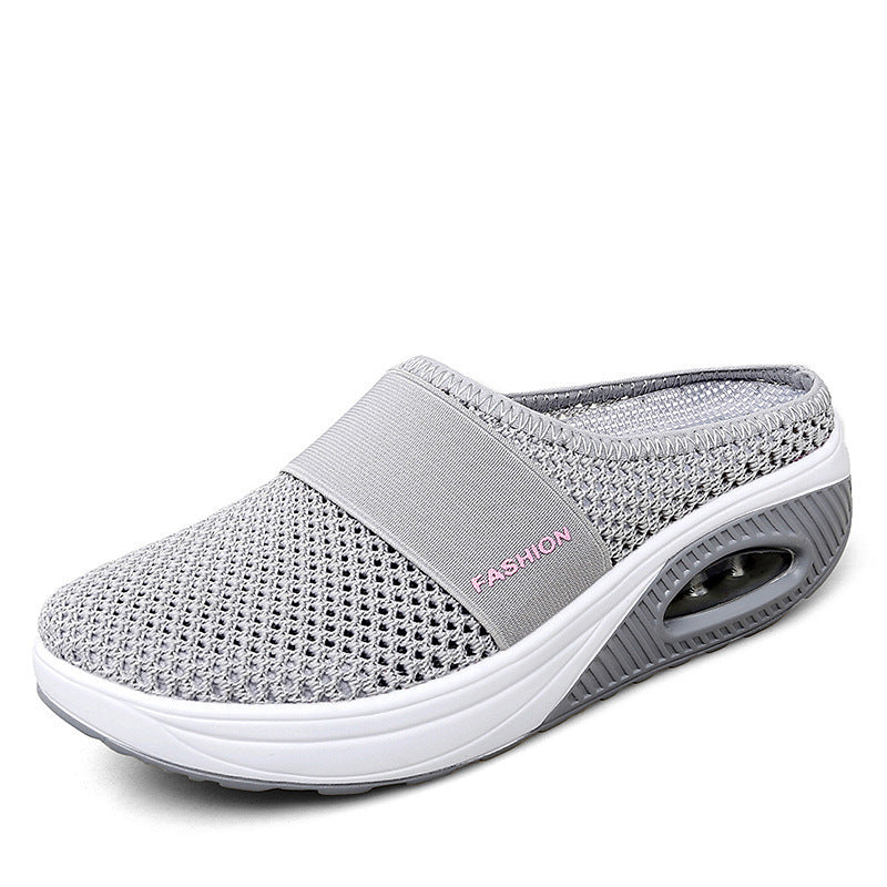 Damen Komfortable Clogs mit atmungsaktivem Mesh-Obermaterial und gepolsterter Sohle R&B