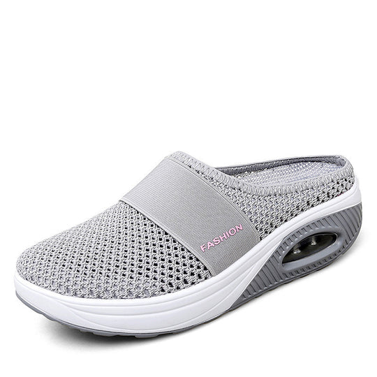 Damen Komfortable Clogs mit atmungsaktivem Mesh-Obermaterial und gepolsterter Sohle R&B