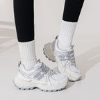 Damen Sportliche Lauf Sneakers mit atmungsaktivem Obermaterial und dämpfender Sohle R&B