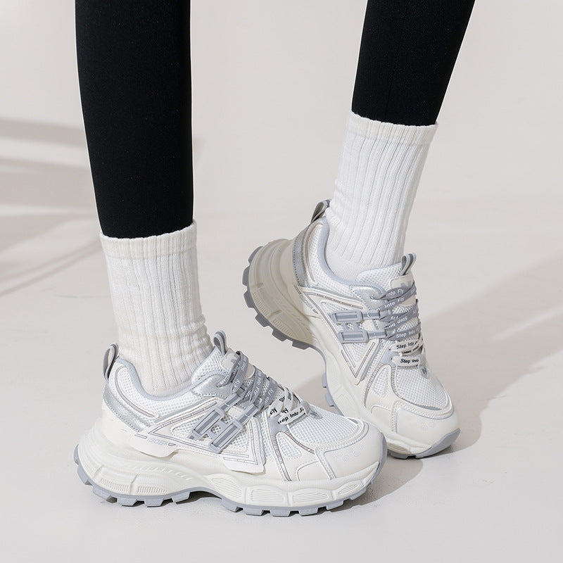 Damen Sportliche Lauf Sneakers mit atmungsaktivem Obermaterial und dämpfender Sohle R&B