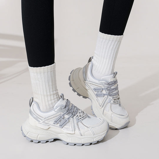 Damen Sportliche Lauf Sneakers mit atmungsaktivem Obermaterial und dämpfender Sohle R&B