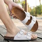 Damen Komfortable Sandalen mit verstellbaren Riemen und ergonomischem Fußbett R&B