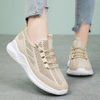 Damen Atmungsaktive Sport-Sneaker mit dreidimensionalem Obermaterial R&B