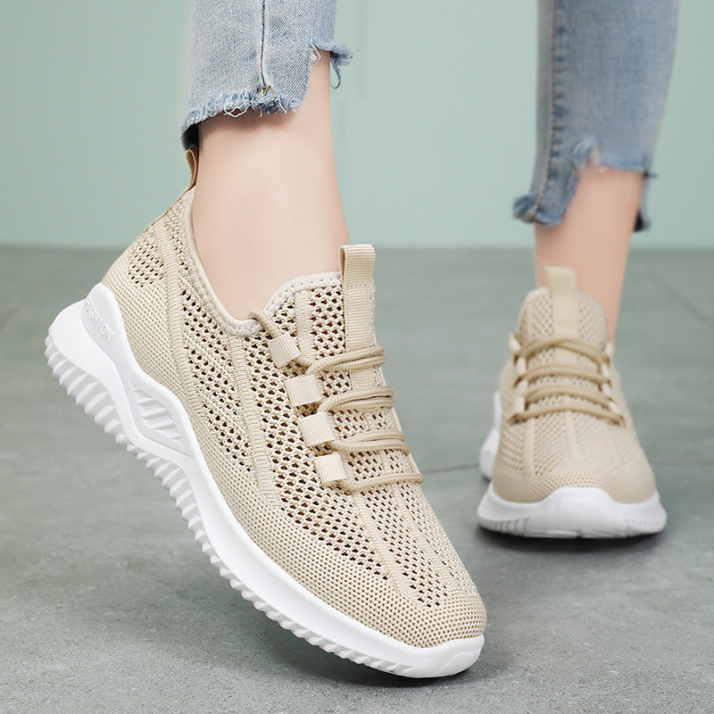 Damen Atmungsaktive Sport-Sneaker mit dreidimensionalem Obermaterial R&B