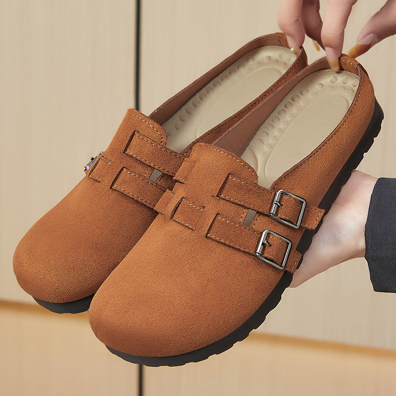Damen Komfortable Clogs mit verstellbarem Riemen und weicher Innenausstattung R&B