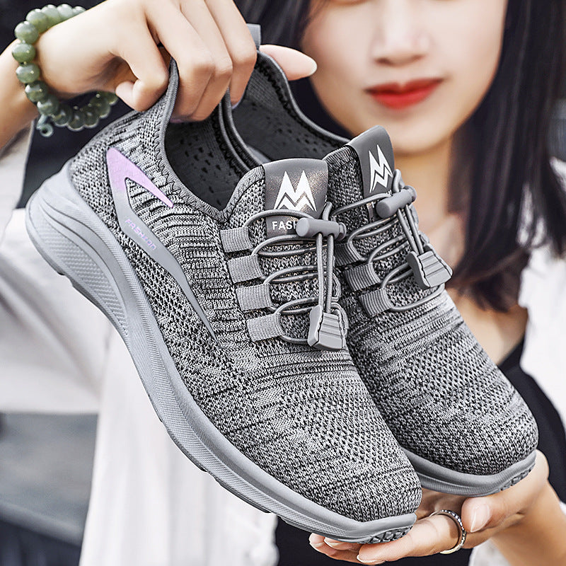 Damen Sportliche Sneaker mit atmungsaktivem Obermaterial und innovativem Schnürsystem R&B