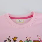 Mädchen Sweatshirt mit buntem Tier- und Motivdruck R&B